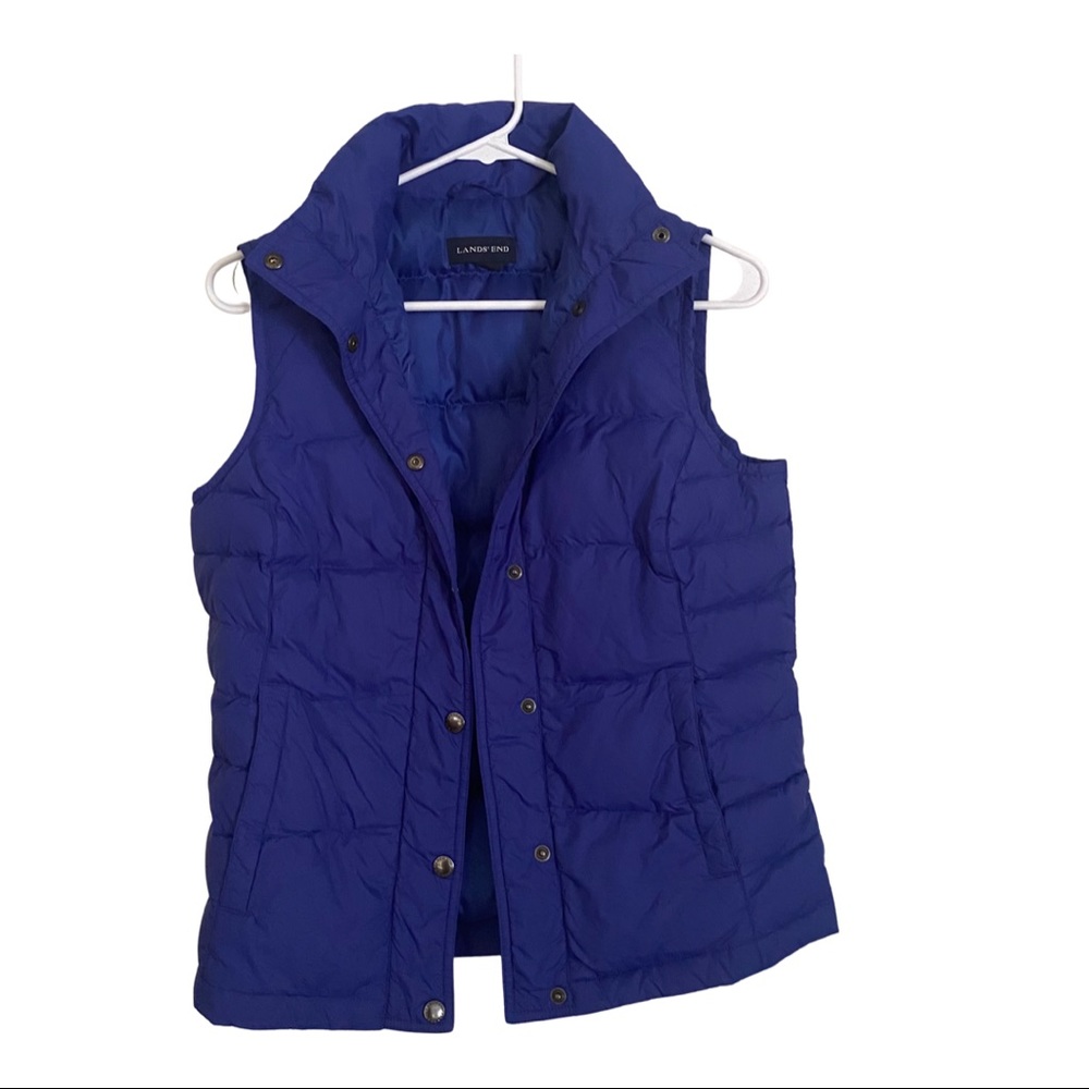 Land’s End Blue Down Vest